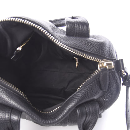 Alexander Wang Pebbled Lambskin Rocco Black Rose Gold Hardware 6 of 10
