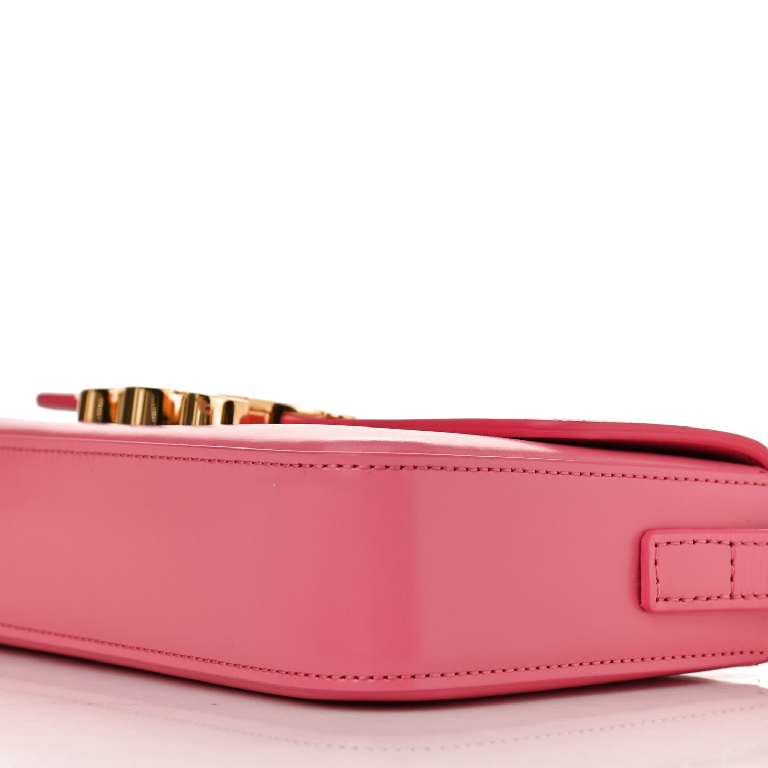 Celine Shiny Calfskin Triomphe Flamingo 6 of 10