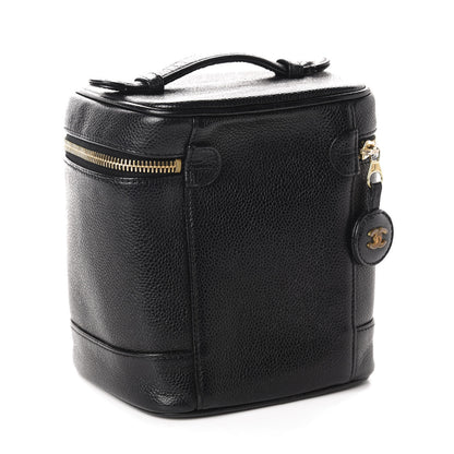 Chanel Caviar Vanity Cosmetic Case Black 3 of 7