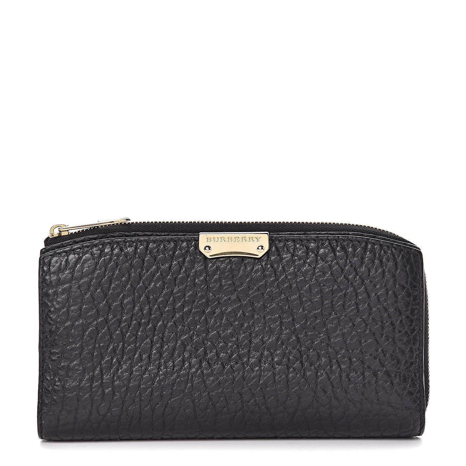 Burberry Heritage Grain Alvington Continental Wallet Black 1 of 9
