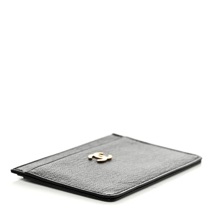 Chanel Goatskin CC Card Holder Black 4 of 9