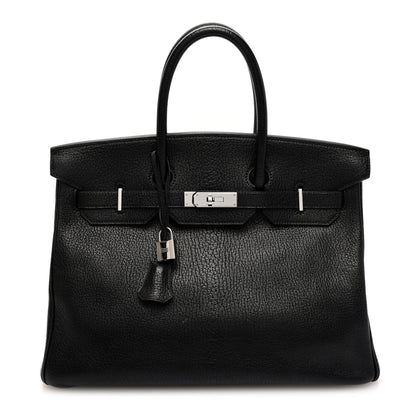 Hermes Chevre de Coromandel Birkin 35 Black 1 of 10