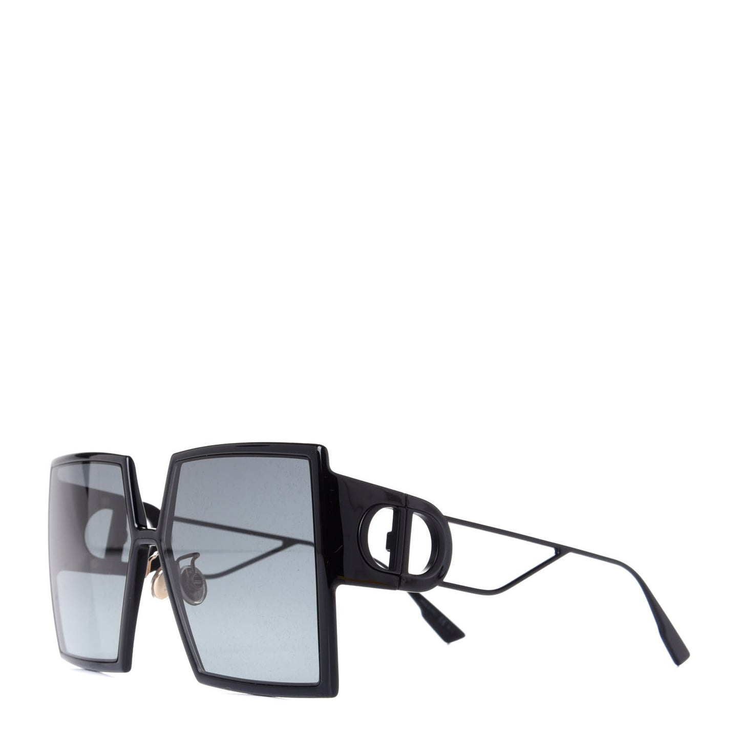Square 30 Montaigne Sunglasses Black