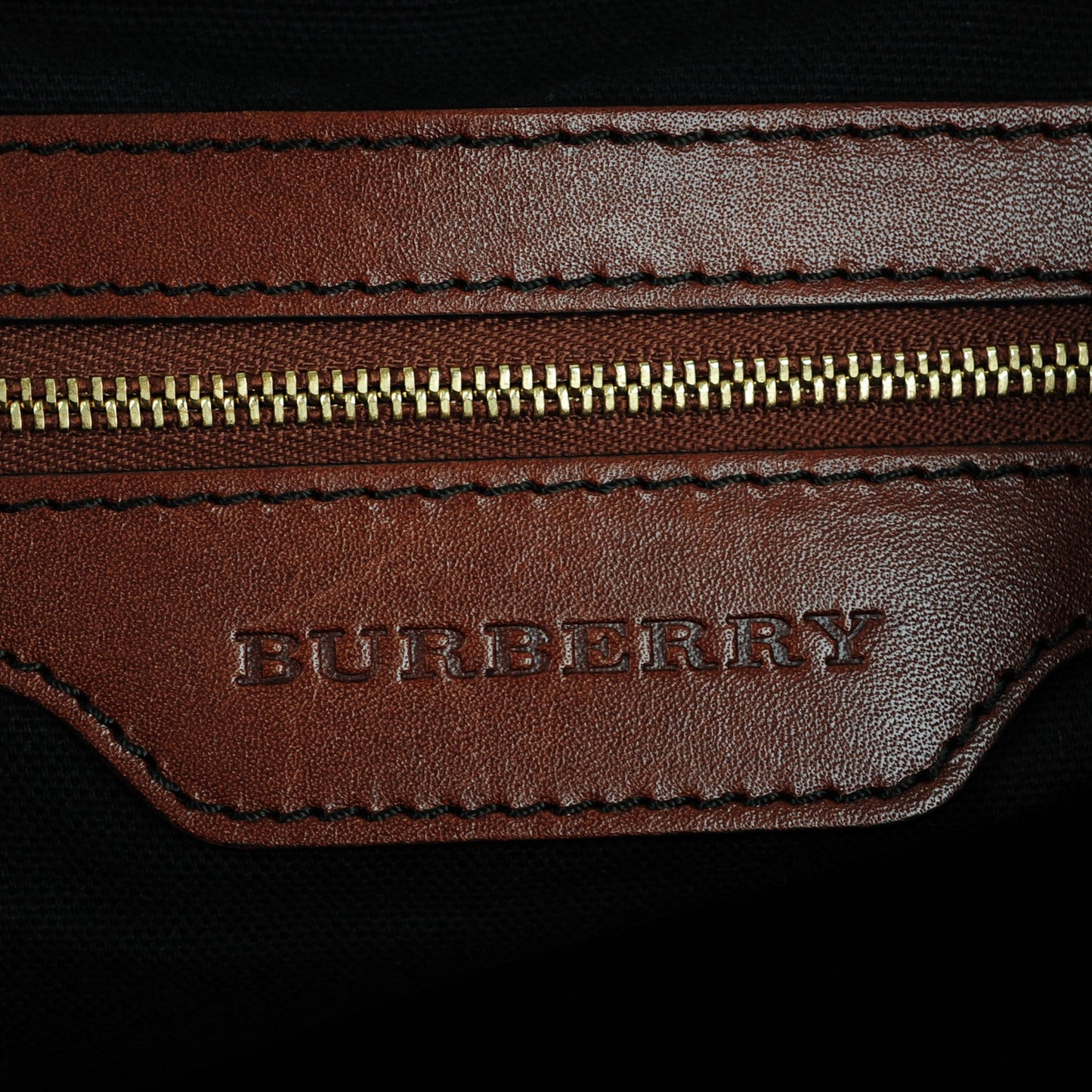 House Check Small Canterbury Tote Dark Tan
