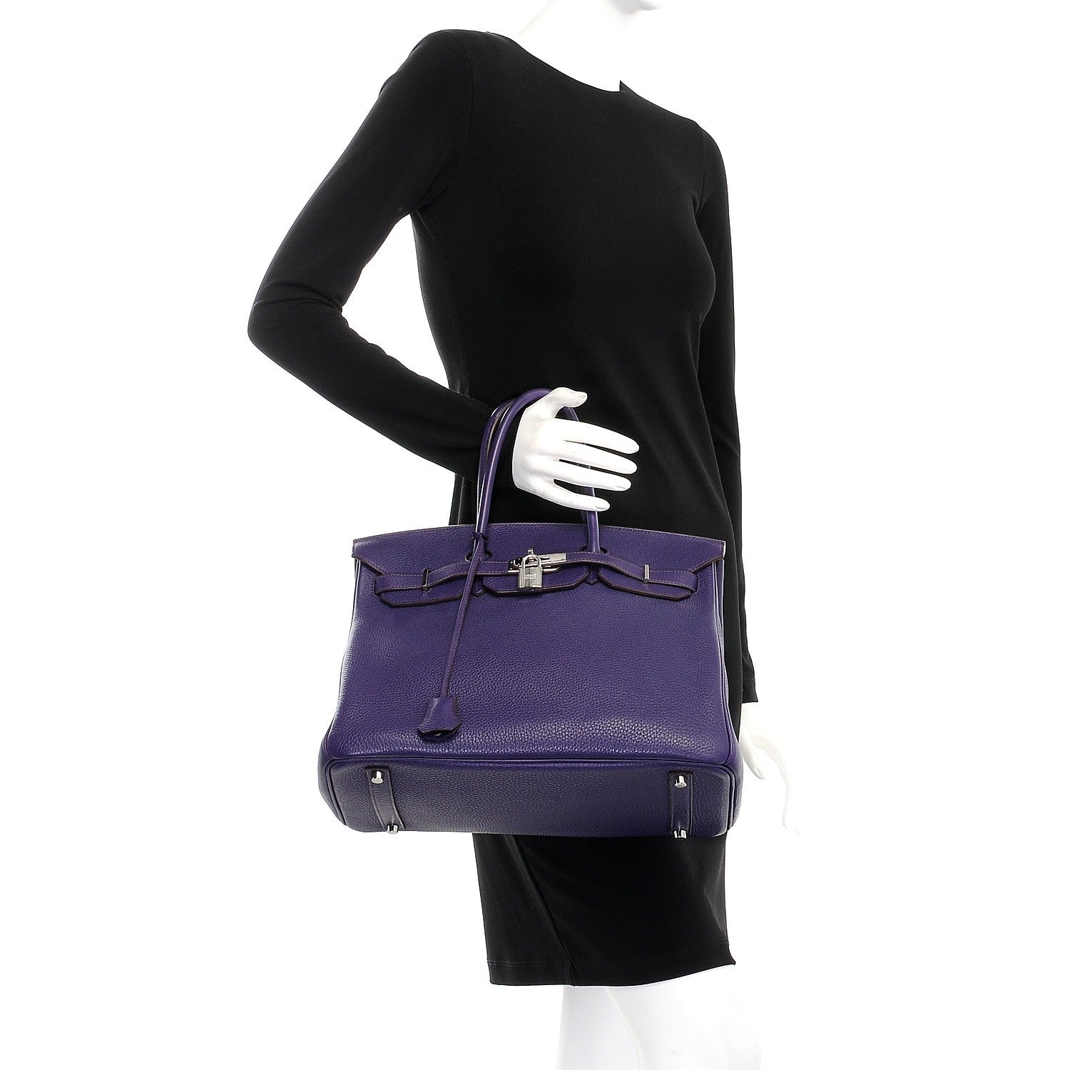 Hermes Togo Birkin 35 Iris 2 of 31