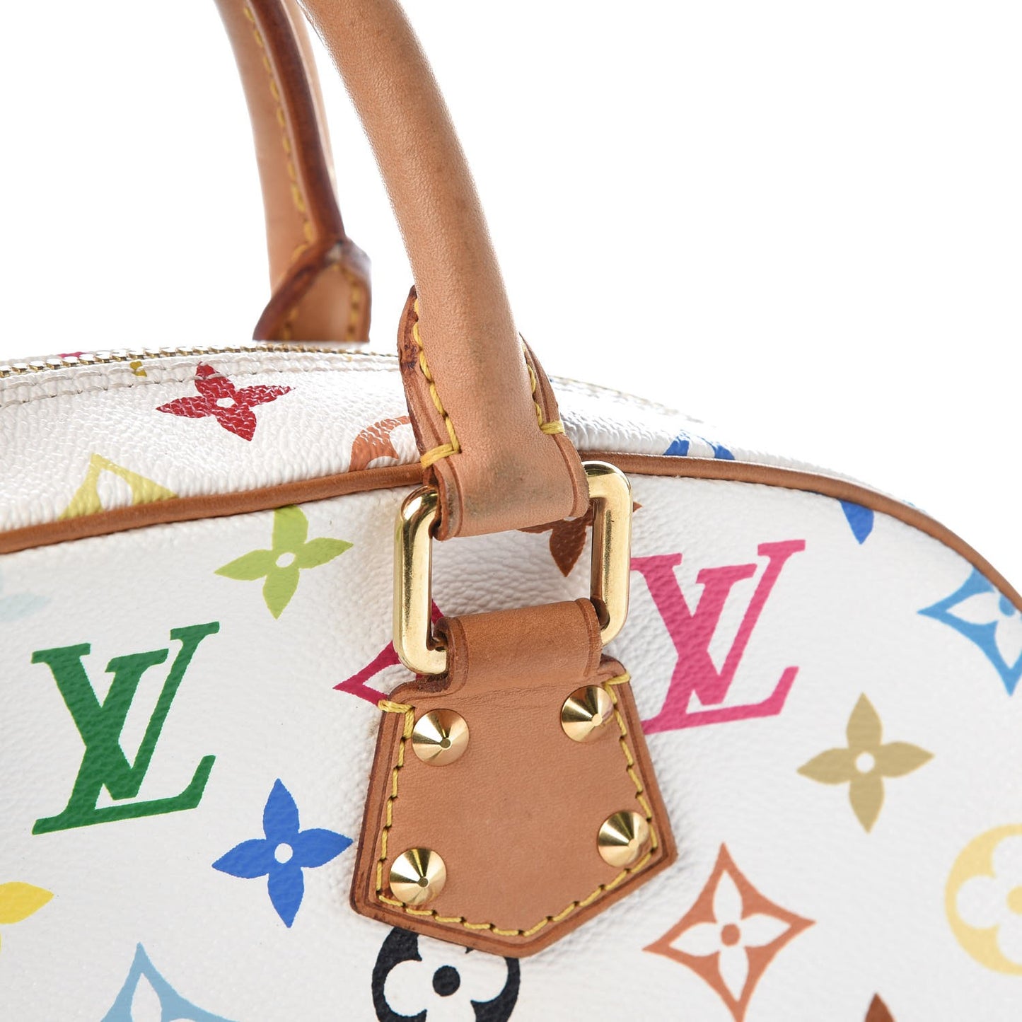 Monogram Multicolor Trouville White