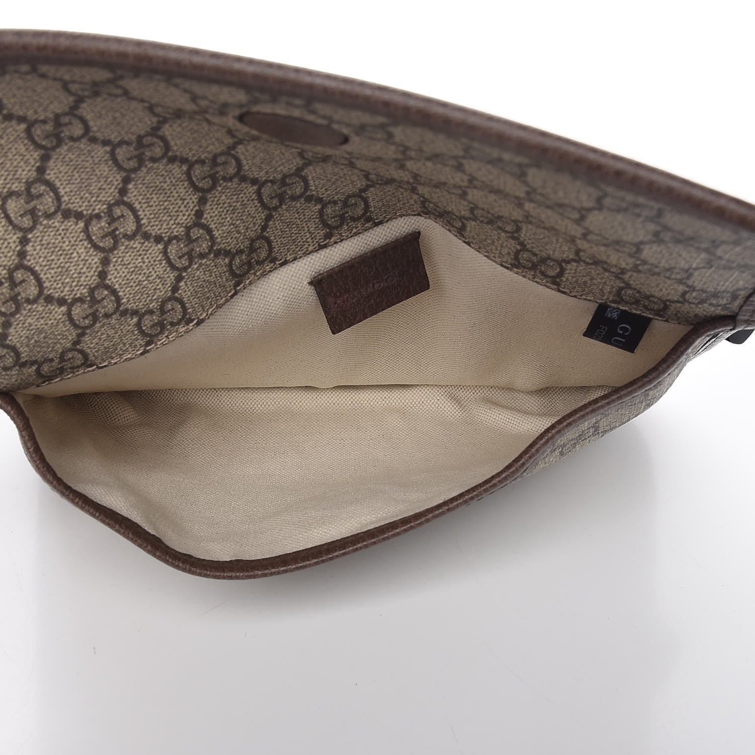 Gucci GG Supreme Monogram Neo Vintage Web Belt Bag Brown 7 of 9