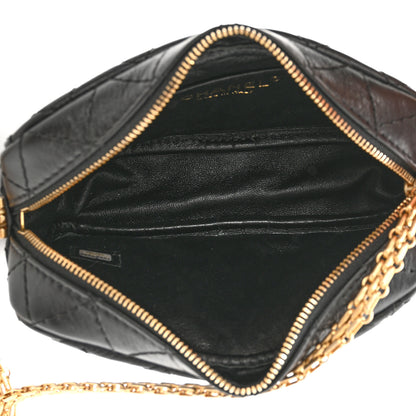 Chanel Aged Calfskin Quilted Mini Reissue Camera Case Black 5 of 10