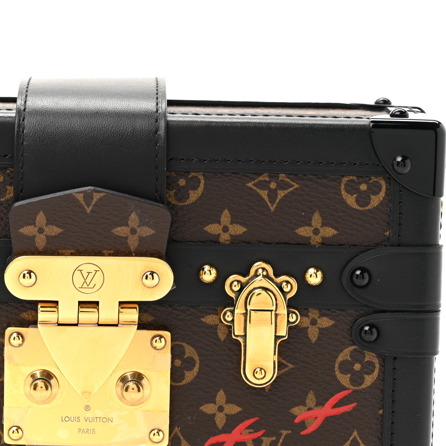 Louis Vuitton Monogram Petite Malle Black 7 of 11