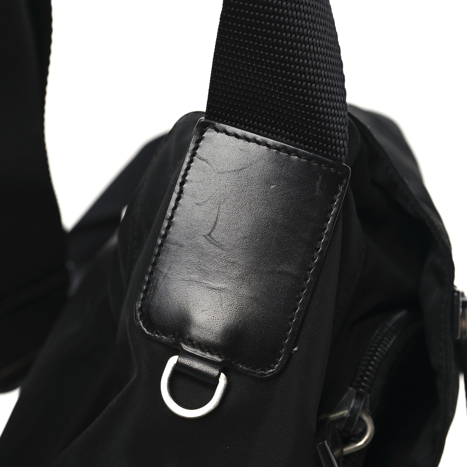 Prada Nylon Vela Sport Messenger Bag Black 9 of 9