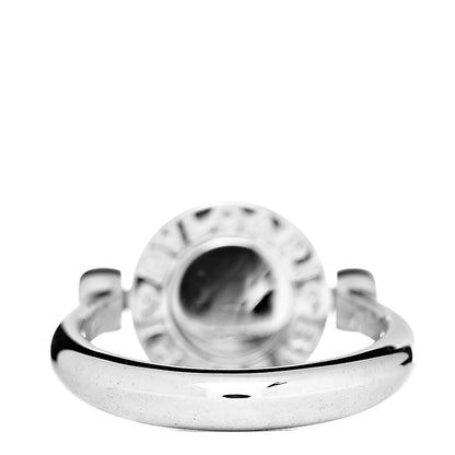 Bulgari 18K White Gold Black Onyx Bvlgari Bvlgari Ring 49 4.75 6 of 6