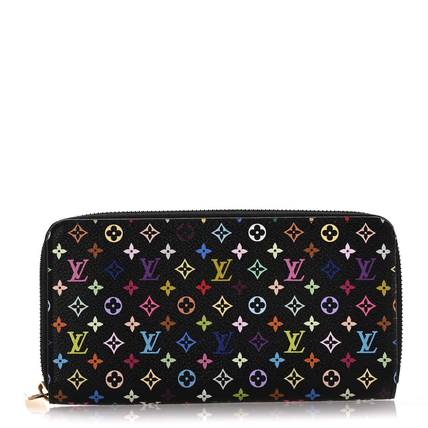 Louis Vuitton Monogram Multicolor Zippy Wallet Black 1 of 10