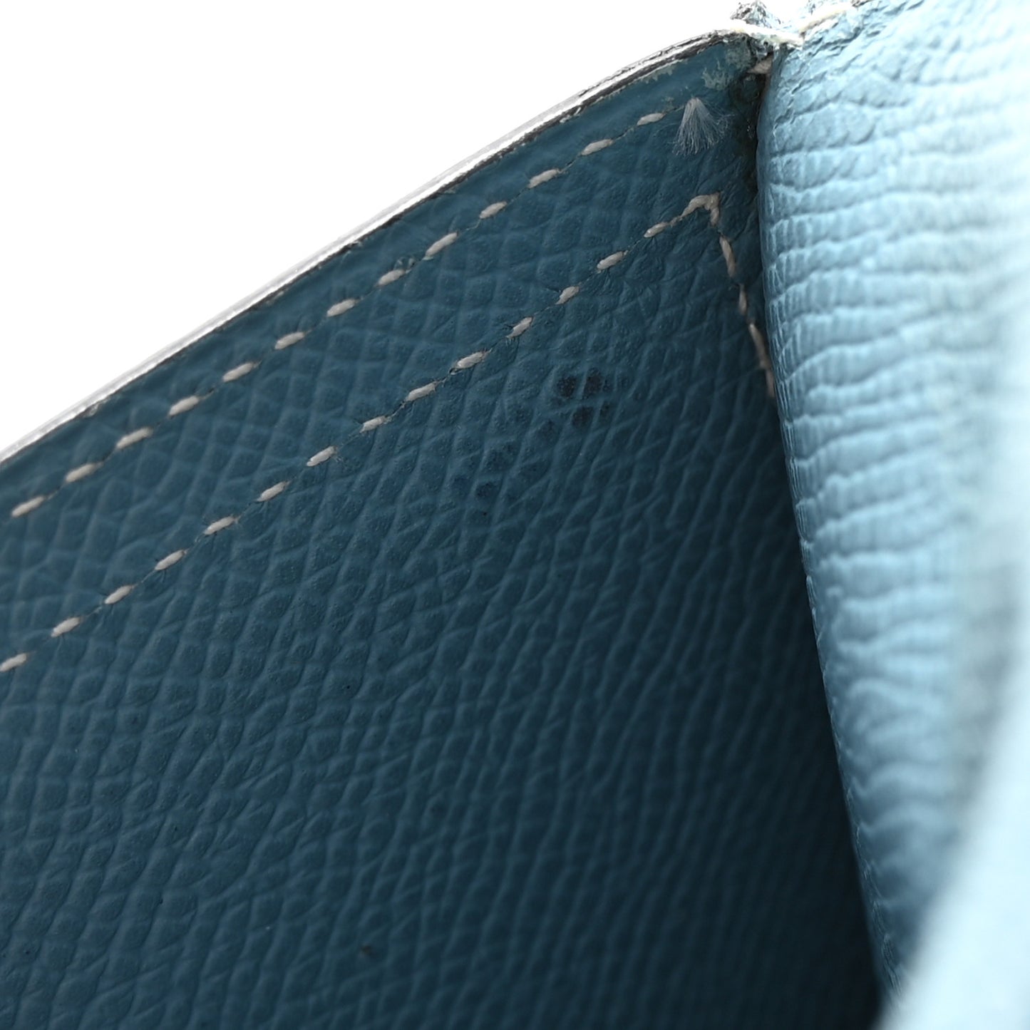 Epsom Bearn Gusset Wallet Blue Jean
