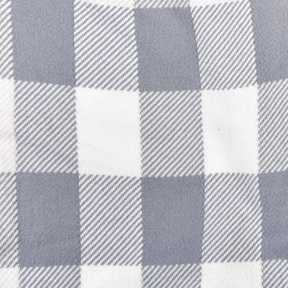 Burberry Cotton Giant Check Scarf Grey 2 of 3