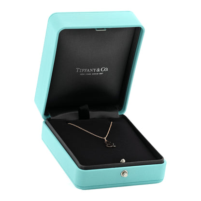 Tiffany 18K Rose Gold Ampersand Pendant Necklace 6 of 6