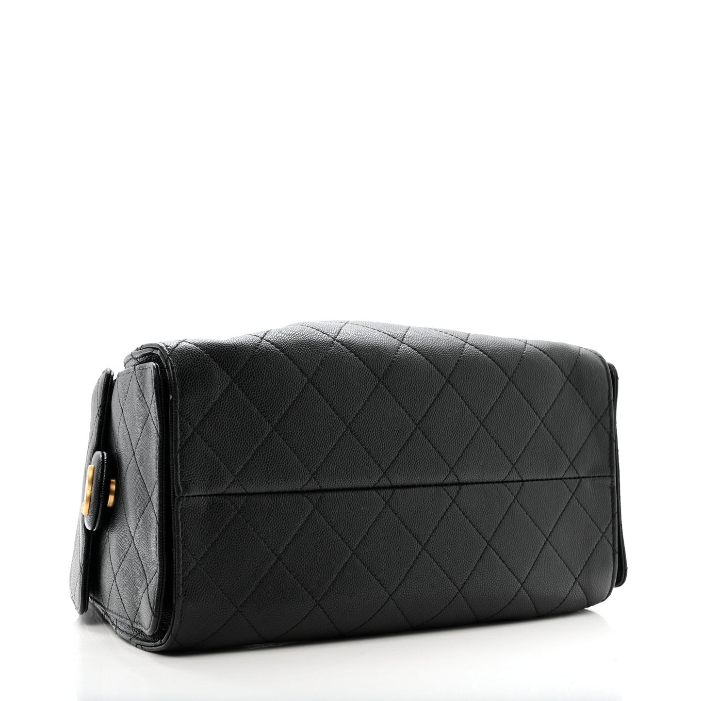 Caviar Quilted Small Chanel 25 Handbag Black