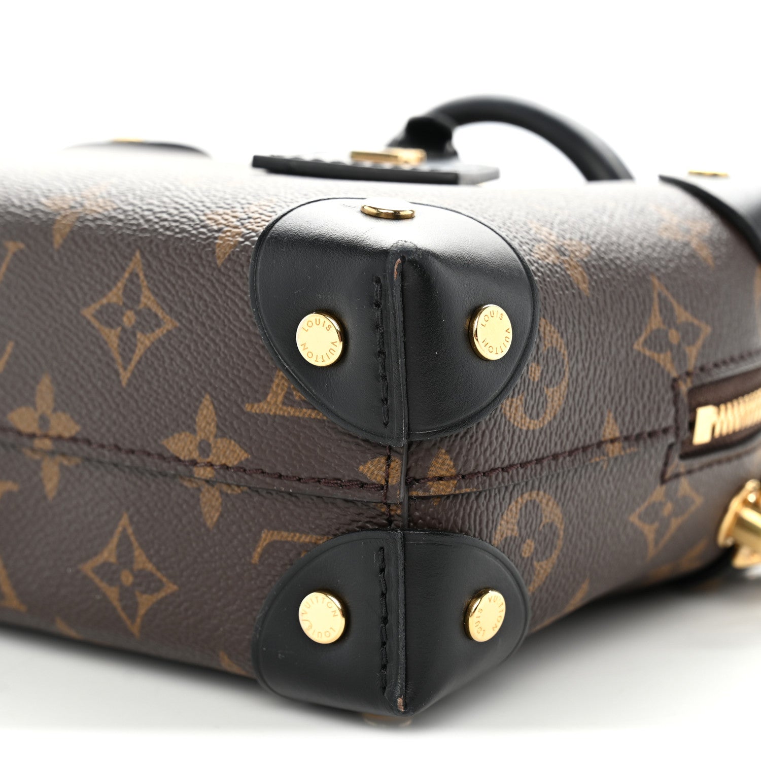 Louis Vuitton Monogram Petite Malle Souple Black 8 of 10