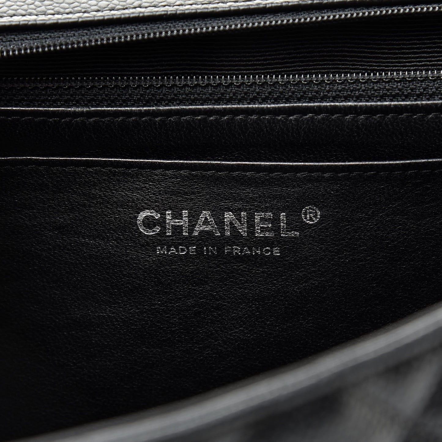Caviar Quilted Jumbo Single Flap Black