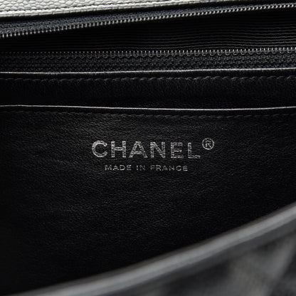 Chanel Caviar Quilted Jumbo Single Flap Black 6 of 13