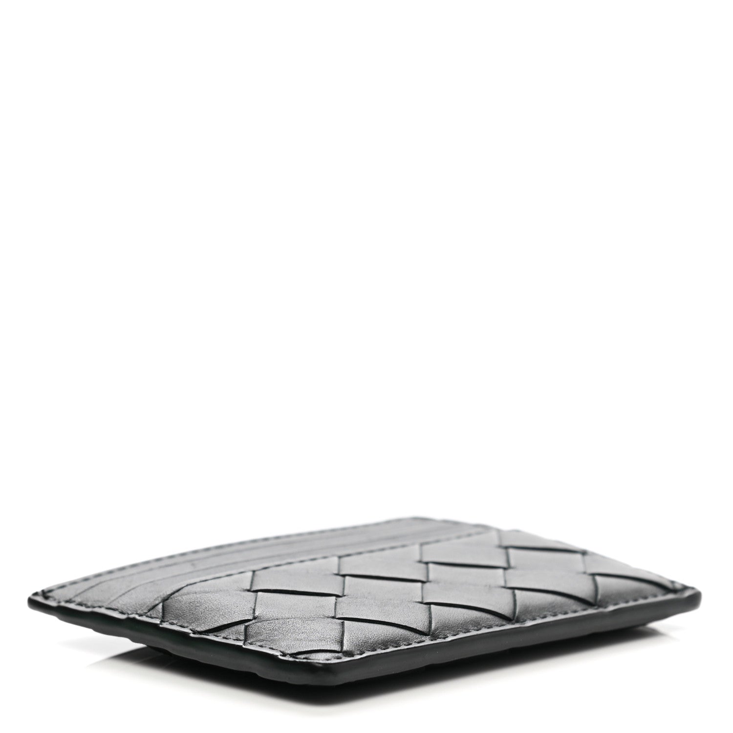 Bottega Veneta Intrecciato Card Holder Black 4 of 9