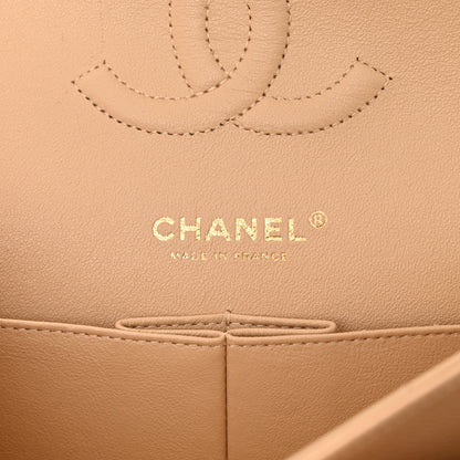 Chanel Caviar Quilted Medium Double Flap Beige 6 of 12