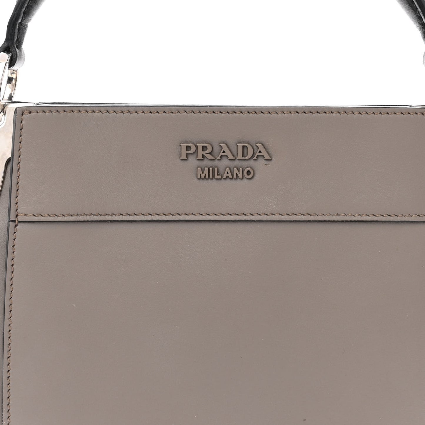 City Calfskin Small Margit Bag Argilla Black