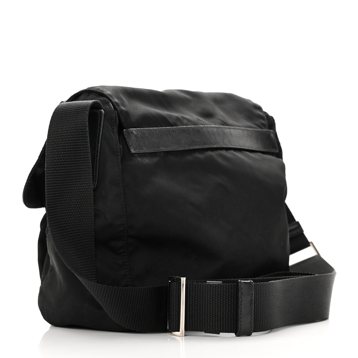 Prada Nylon Vela Messenger Black 3 of 29