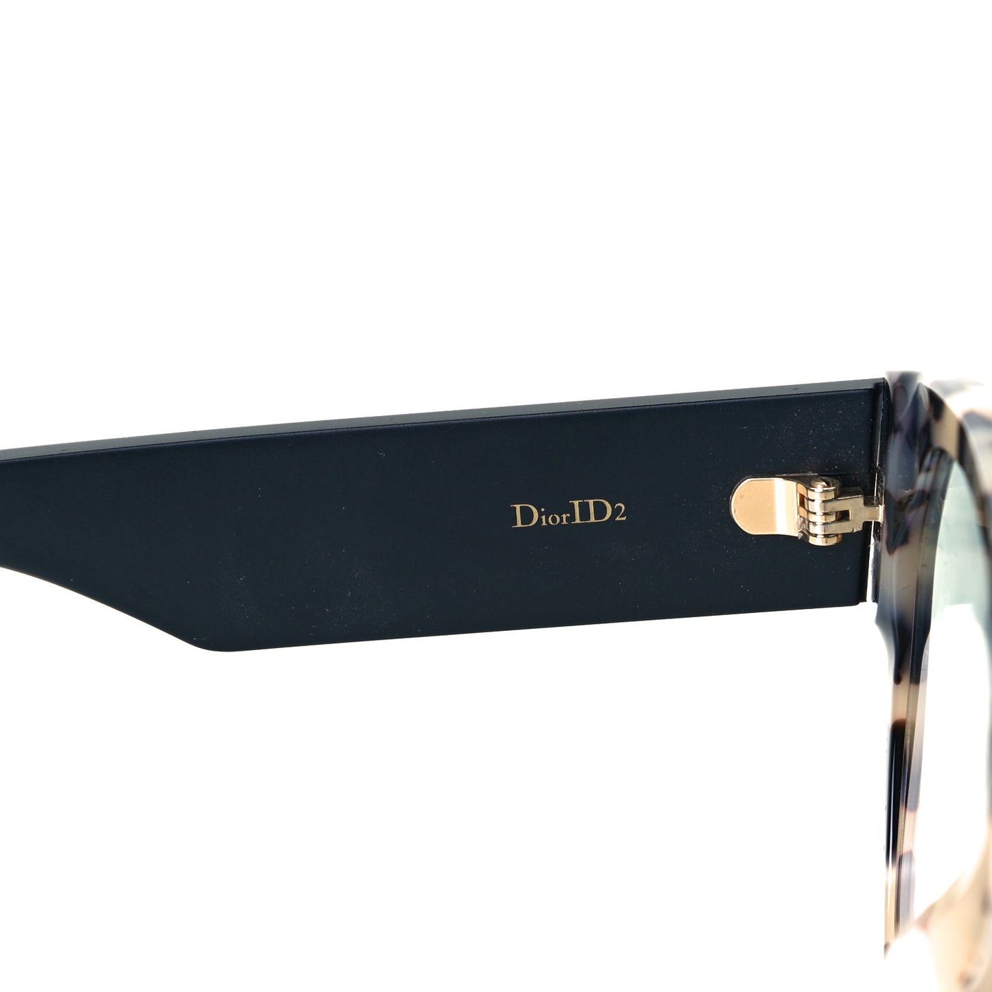 Acetate Square DiorID1 Sunglasses White Tortoise