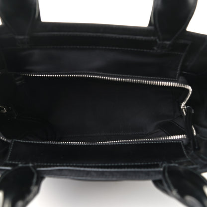 Prada Tessuto Nylon Spazzolato Small Ouverture Top Handle Bag Black 5 of 5