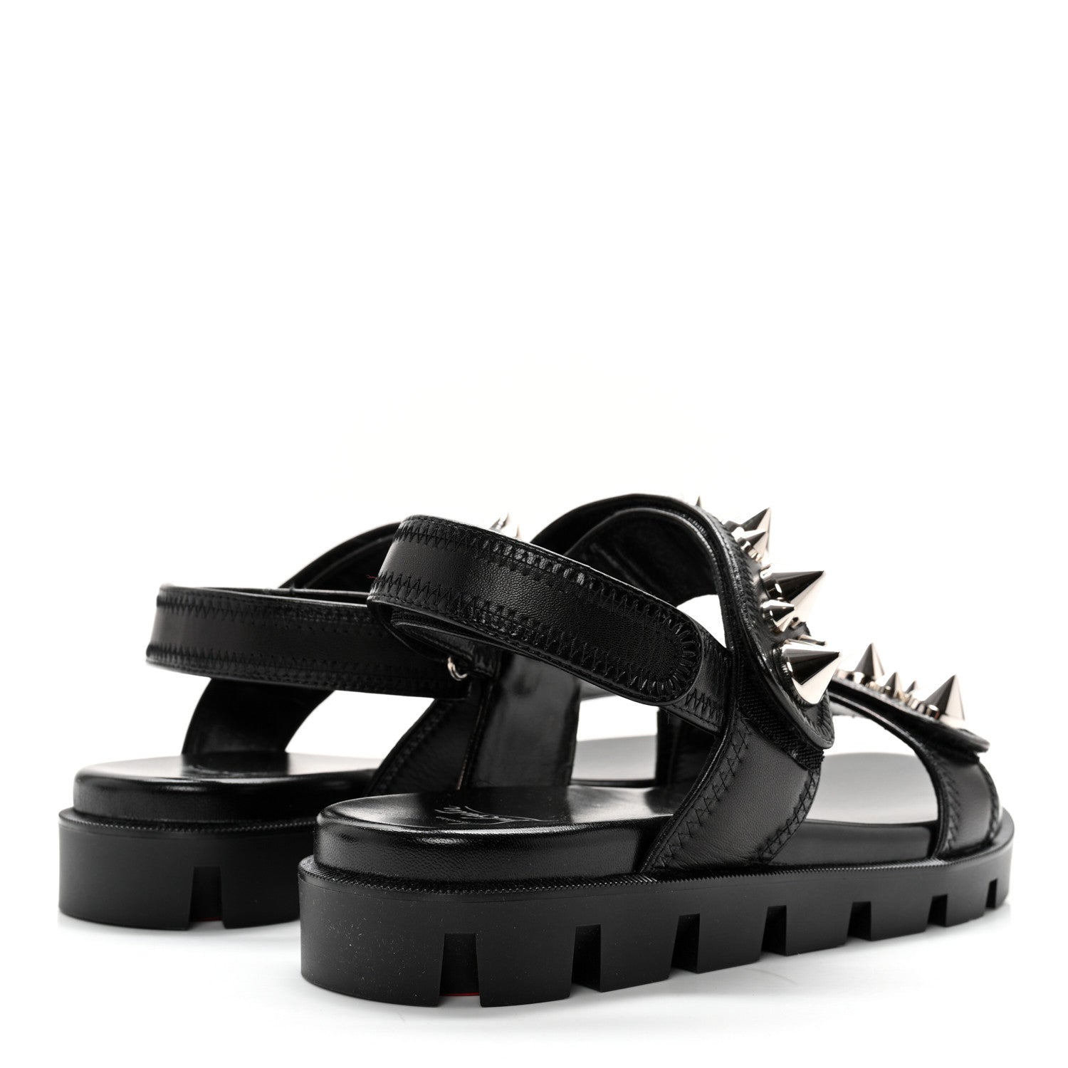 Christian Louboutin Nappa Spikita Cool Platform Sandals 39 Black 4 of 10