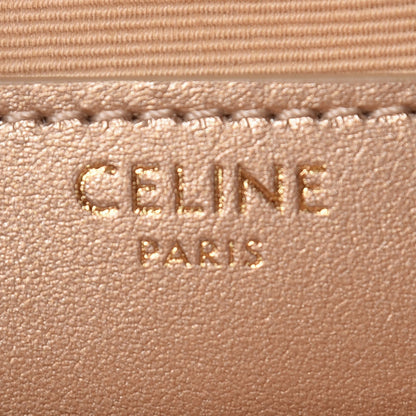 Celine Laminated Calfskin Quilted Small C Charm Bag Gold 8 of 10