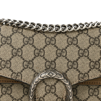 Gucci GG Supreme Monogram Small Dionysus Shoulder Bag Taupe 8 of 12