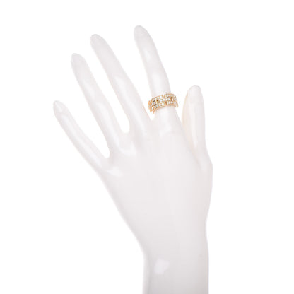 Cartier 18K Yellow Gold Diamond Maillon Panthere Ring 50 5.25 2 of 6