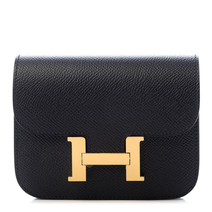 Hermes Epsom Constance Slim Wallet Black 1 of 7
