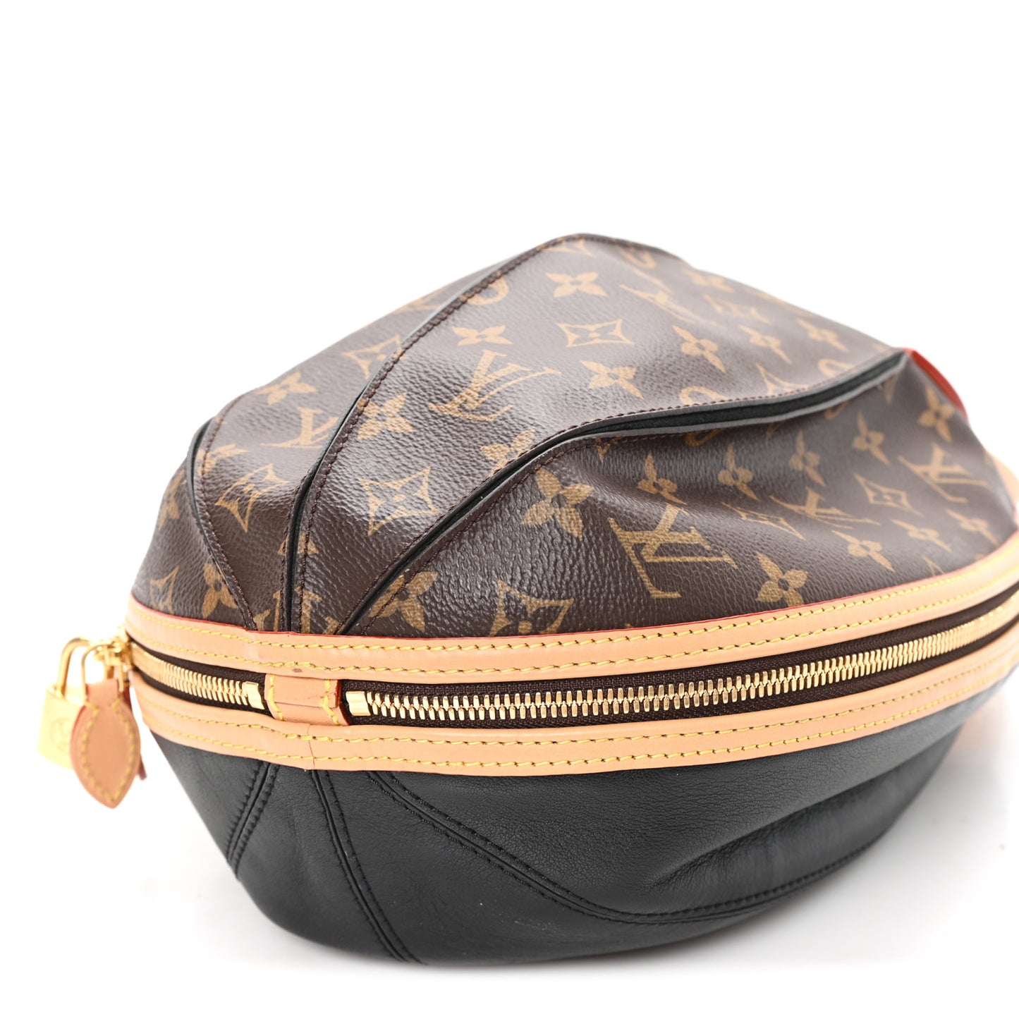 Monogram Braided Egg Bag Black