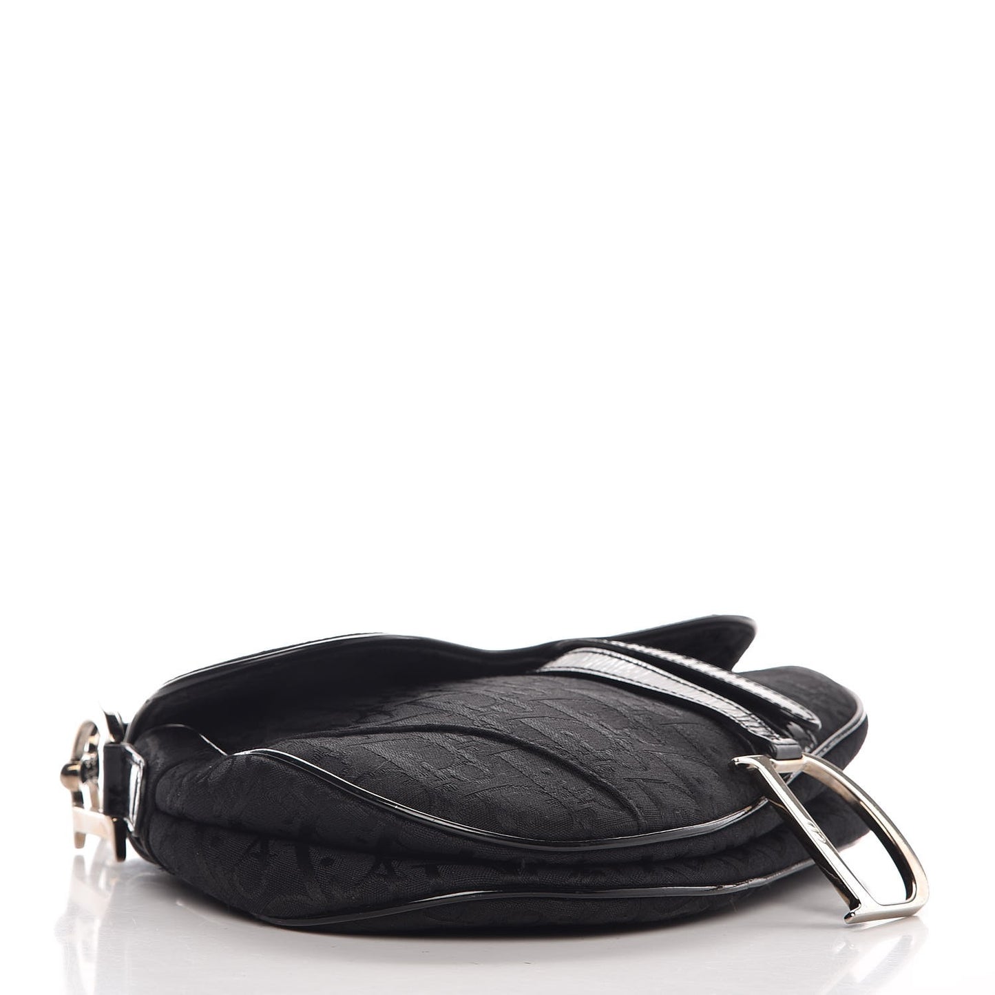 Monogram Saddle Bag Black