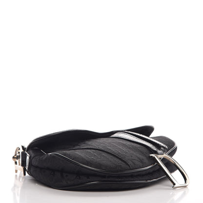 Christian Dior Monogram Saddle Bag Black 4 of 11