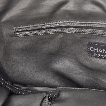 Chanel Lambskin Square Stitched Lax Large Tote Black 12 of 13