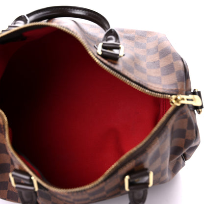 Louis Vuitton Damier Ebene Speedy Bandouliere 30 5 of 14