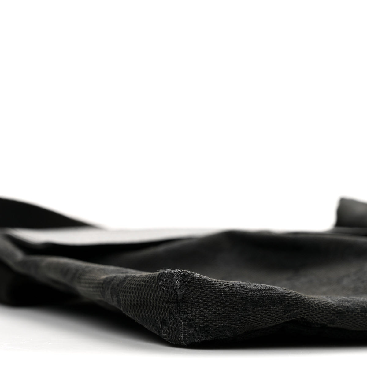 GG Monogram Double Pocket Belt Bag Black