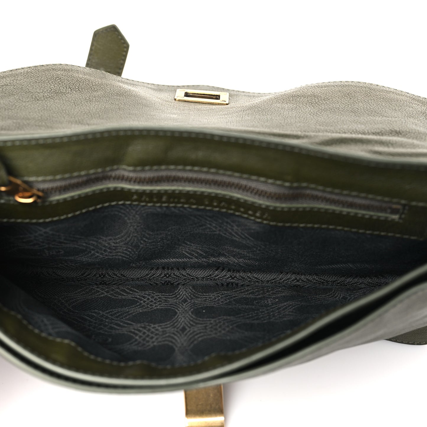 Lambskin PS1 Pochette Clutch Military