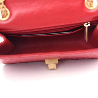 Chanel Aged Calfskin Quilted 2.55 Reissue Mini Flap Red 5 of 9
