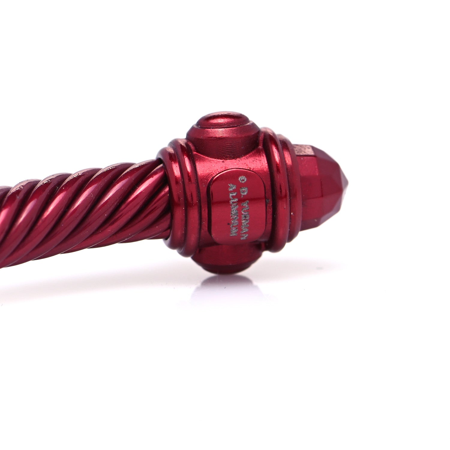 David Yurman Aluminum 5mm Renaissance Bracelet Dark Red 5 of 6