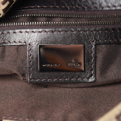 Fendi Zucchino Mama Baguette Dark Brown 6 of 10