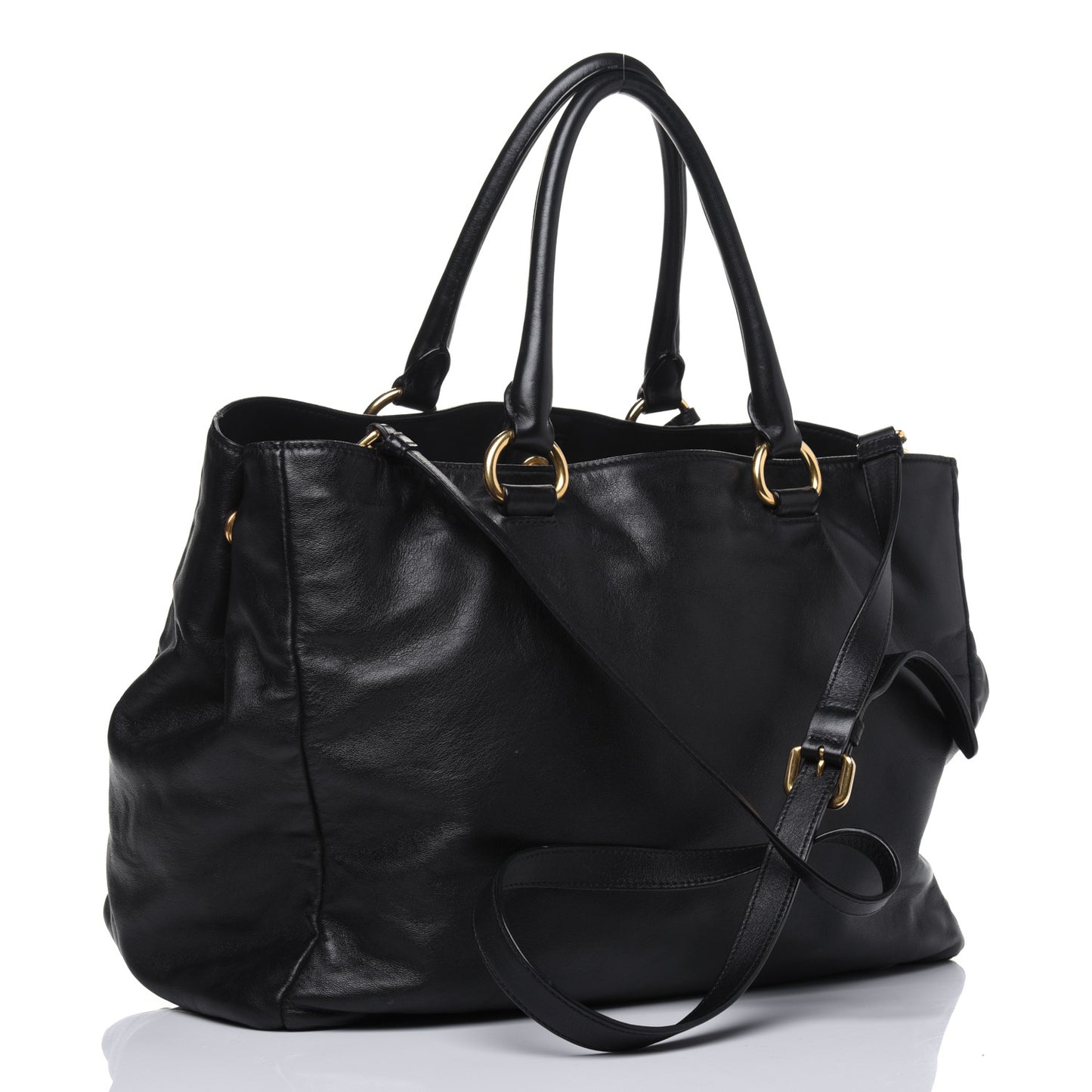 Soft Calf Tote Black