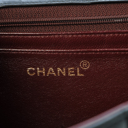Chanel Lambskin Vertical Quilt Jumbo Single Flap Black 7 of 9