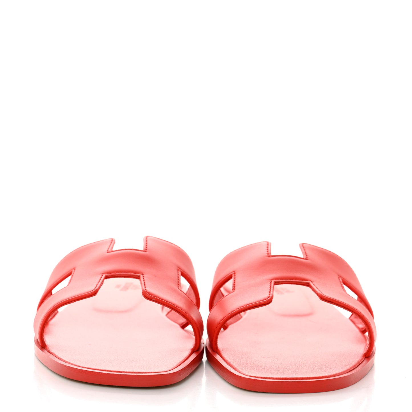 Box Calfskin Oran Sandals 39.5 Orange