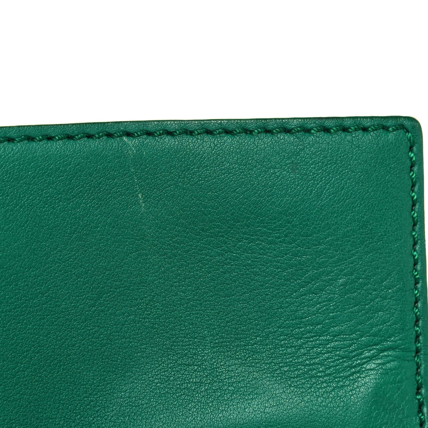 Grainy Calfskin Small Ramona Satchel Green