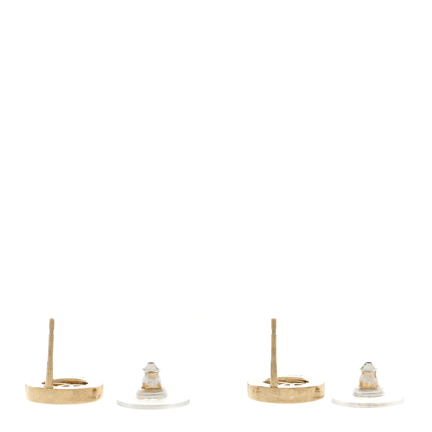 Chanel Metal Crystal Bow-tiful CC Earrings Gold 4 of 5