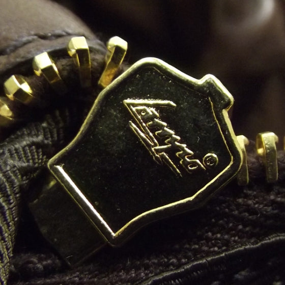 Nappa Snakeskin Bow Tote Brown